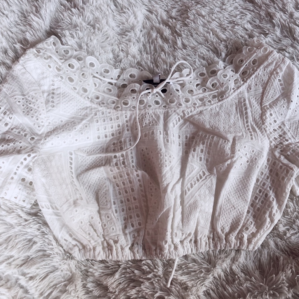 Beautiful White Crop Top